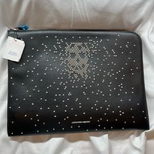 Alexander McQueen Studded Skull Pouch